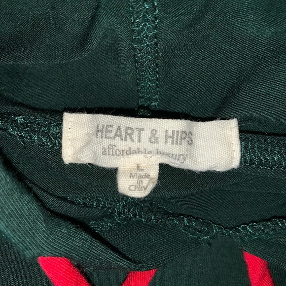 Green Cropped Hoddie - Picture 4 of 5